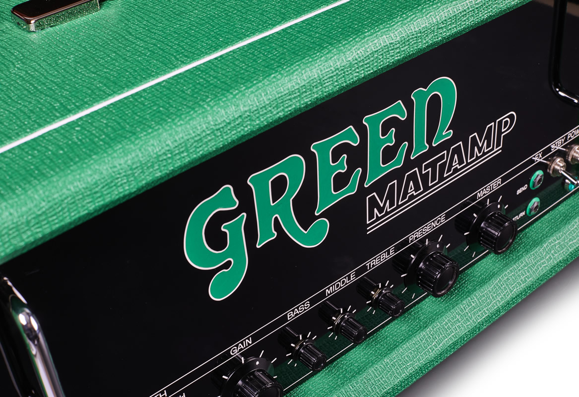 Green Matamp GT200 UK handmade valve guitar amp head